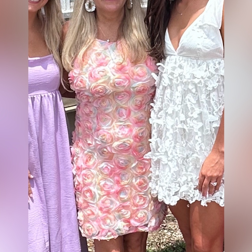 Pastel Rosette Dress